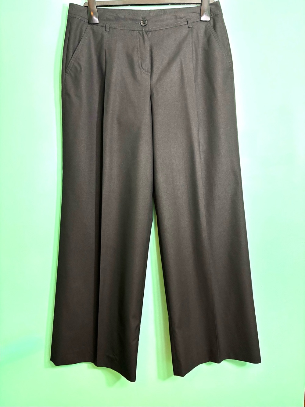 Alba Moda Wide-Leg Classic Black Women's Pants